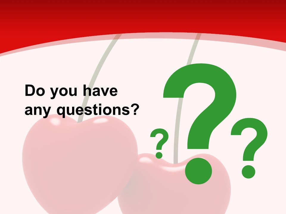 Fresh Dessert Symbol PowerPoint Template