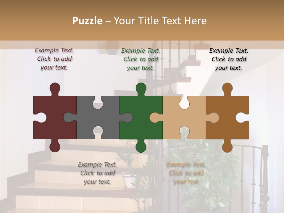 Room Together Table PowerPoint Template
