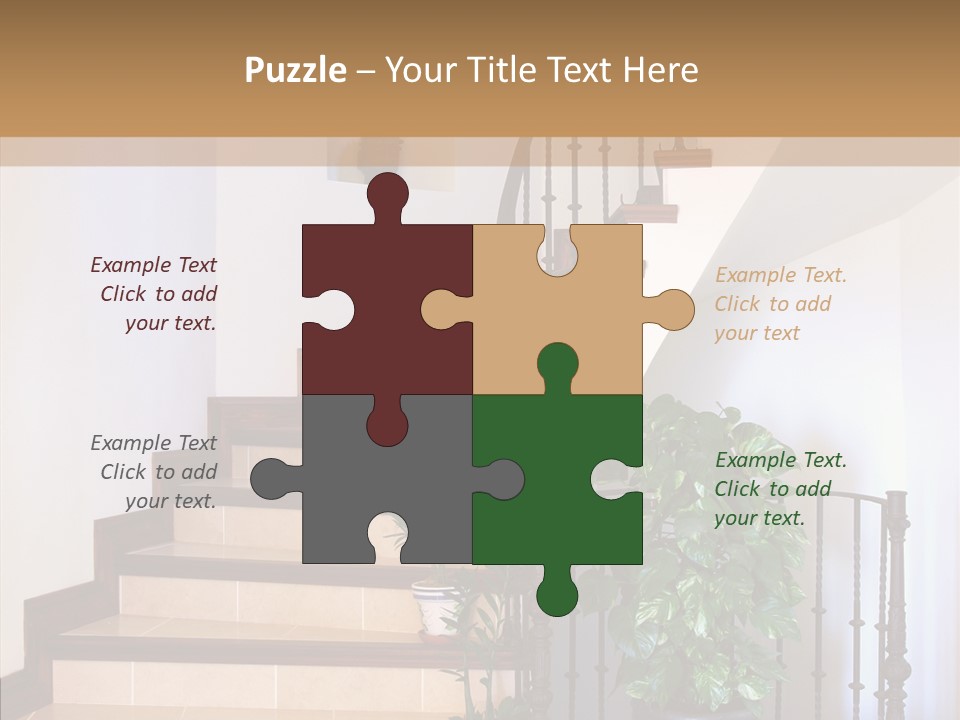Room Together Table PowerPoint Template