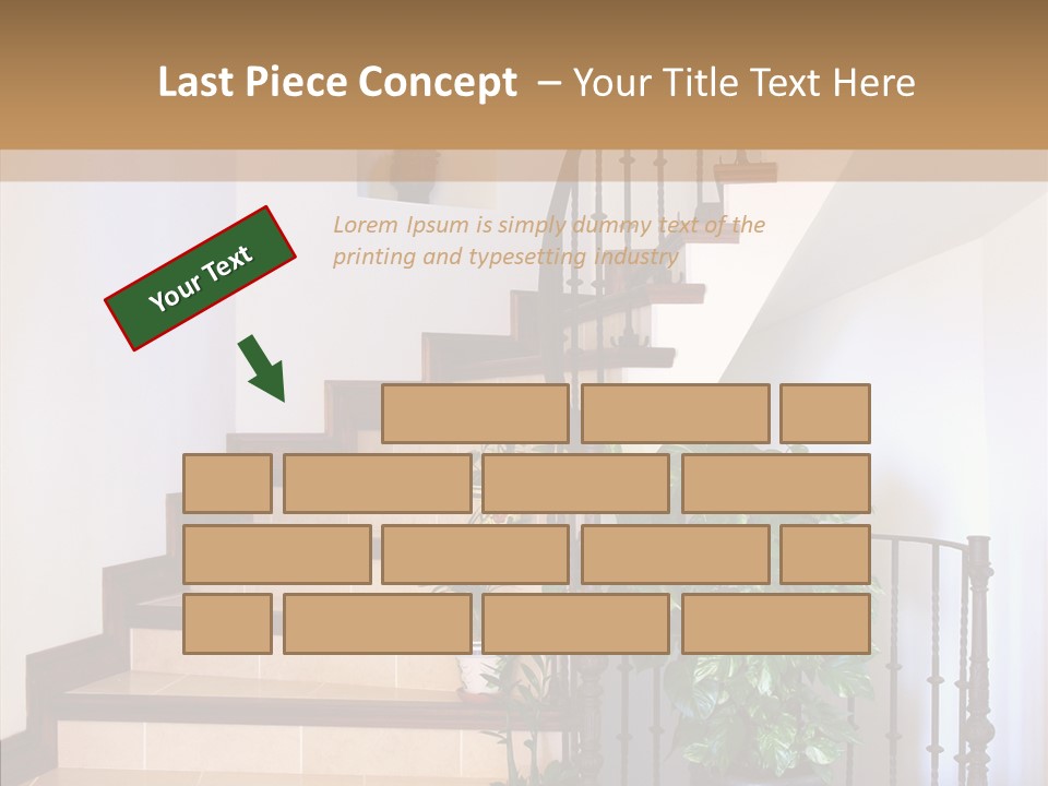 Room Together Table PowerPoint Template
