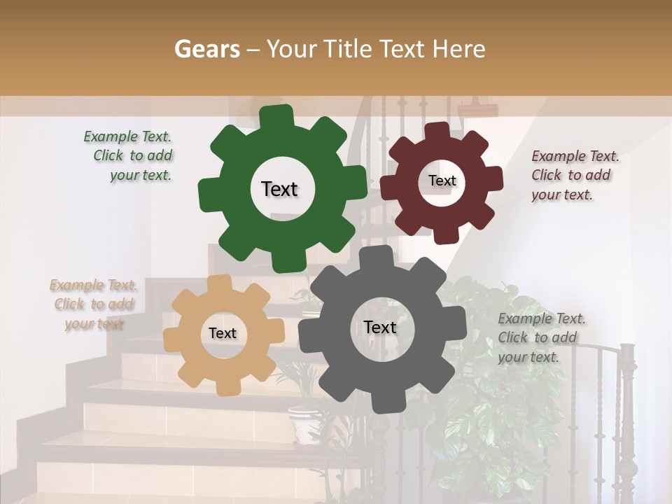 Room Together Table PowerPoint Template