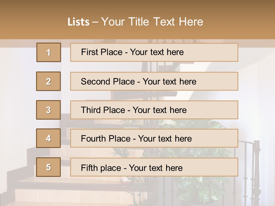 Room Together Table PowerPoint Template