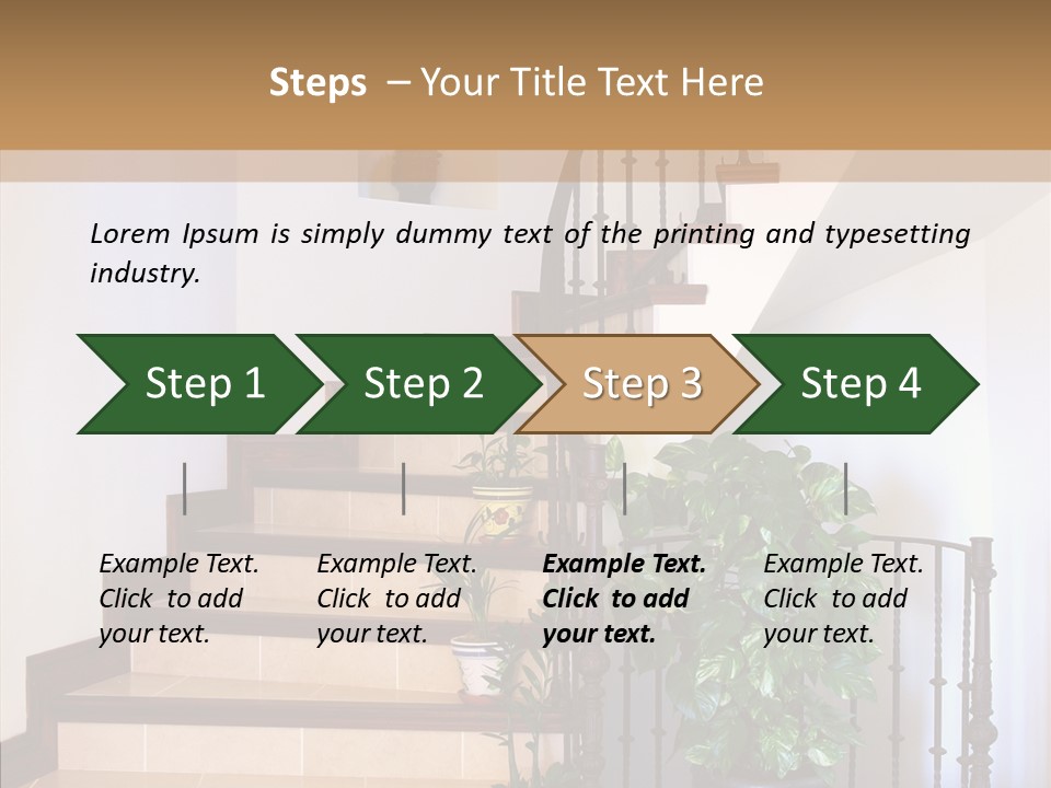 Room Together Table PowerPoint Template