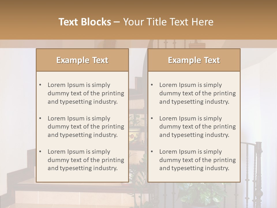 Room Together Table PowerPoint Template