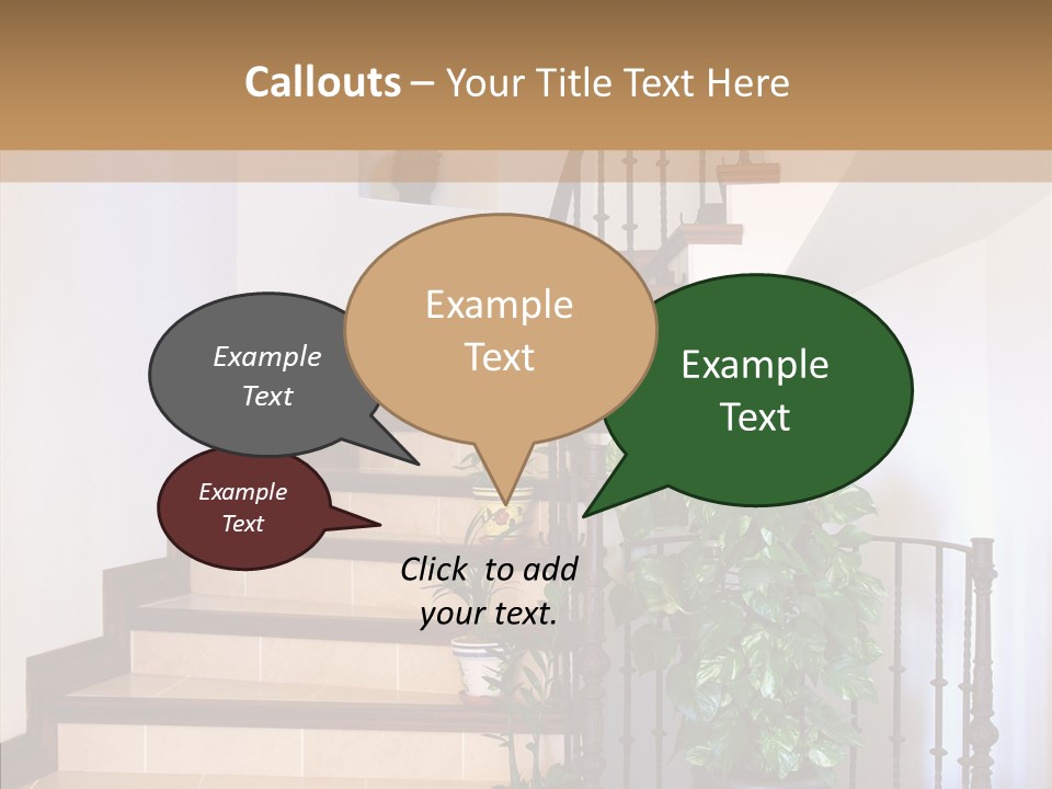 Room Together Table PowerPoint Template