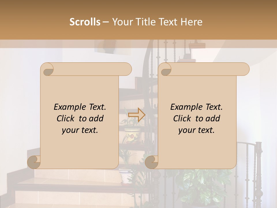 Room Together Table PowerPoint Template