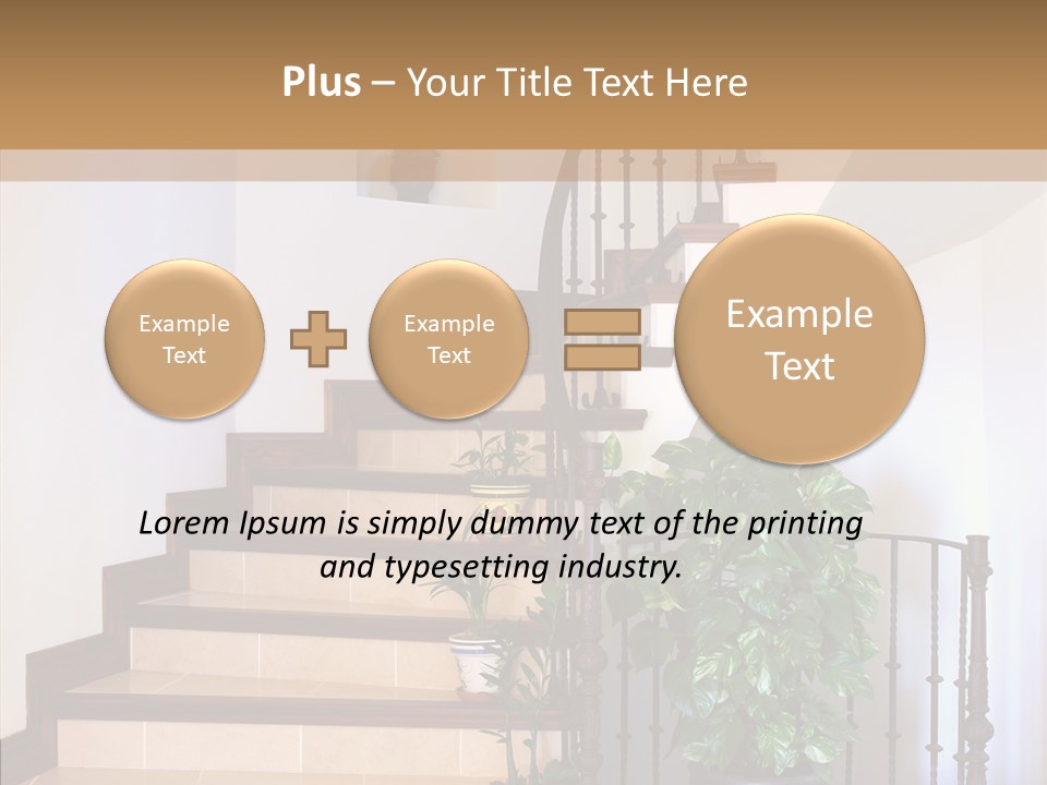 Room Together Table PowerPoint Template