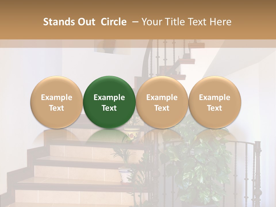 Room Together Table PowerPoint Template