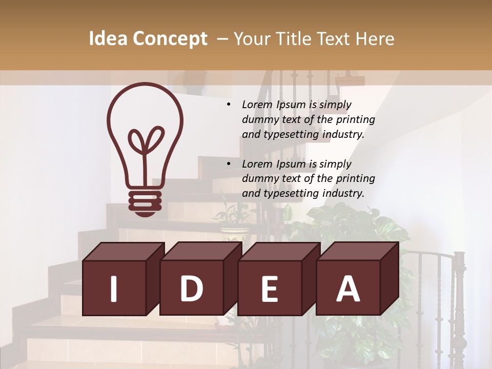 Room Together Table PowerPoint Template