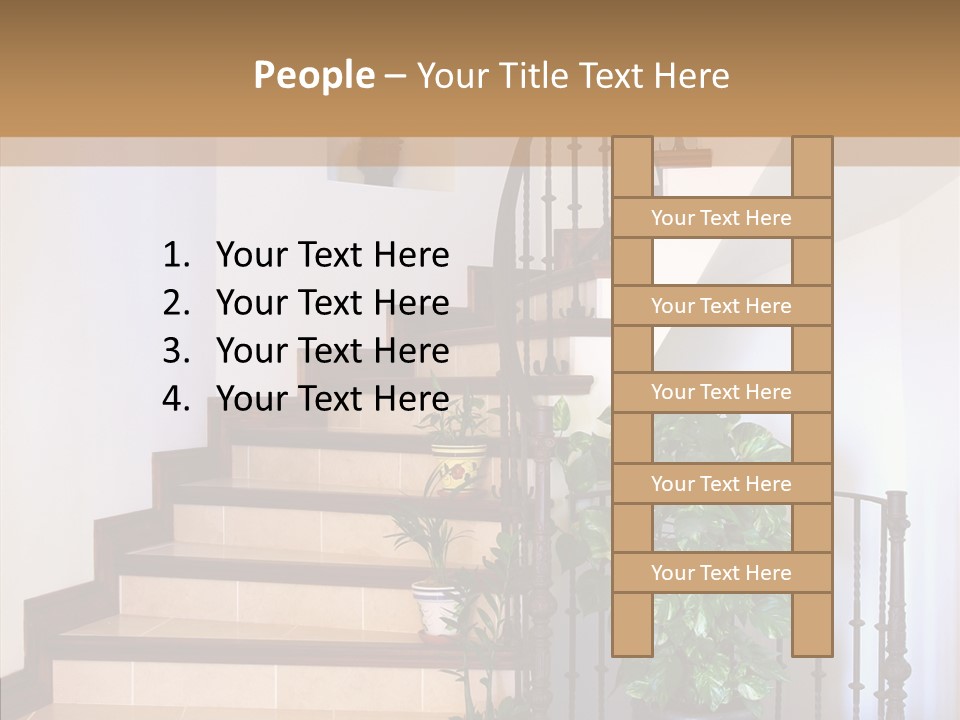 Room Together Table PowerPoint Template
