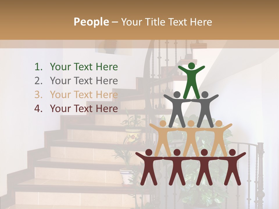 Room Together Table PowerPoint Template