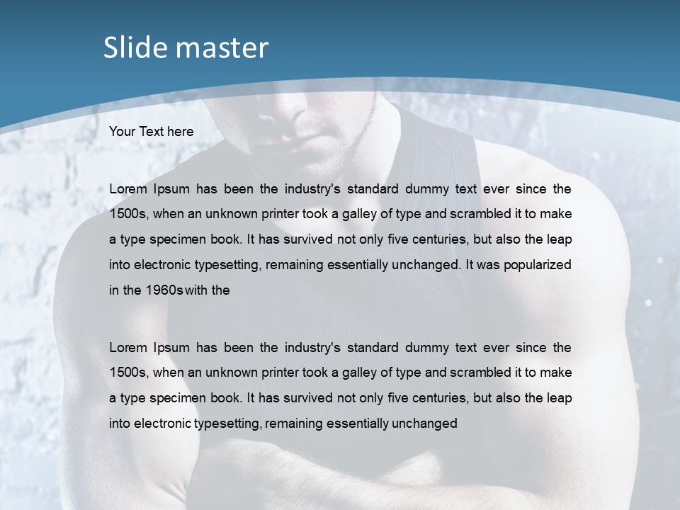 Adult Portrait Flash PowerPoint Template