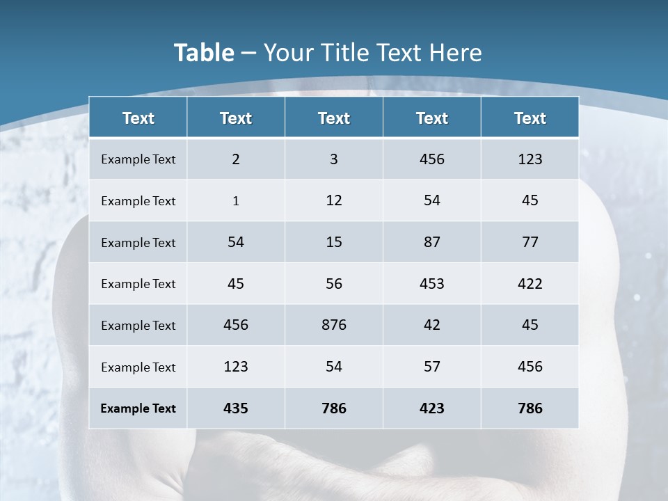 Adult Portrait Flash PowerPoint Template