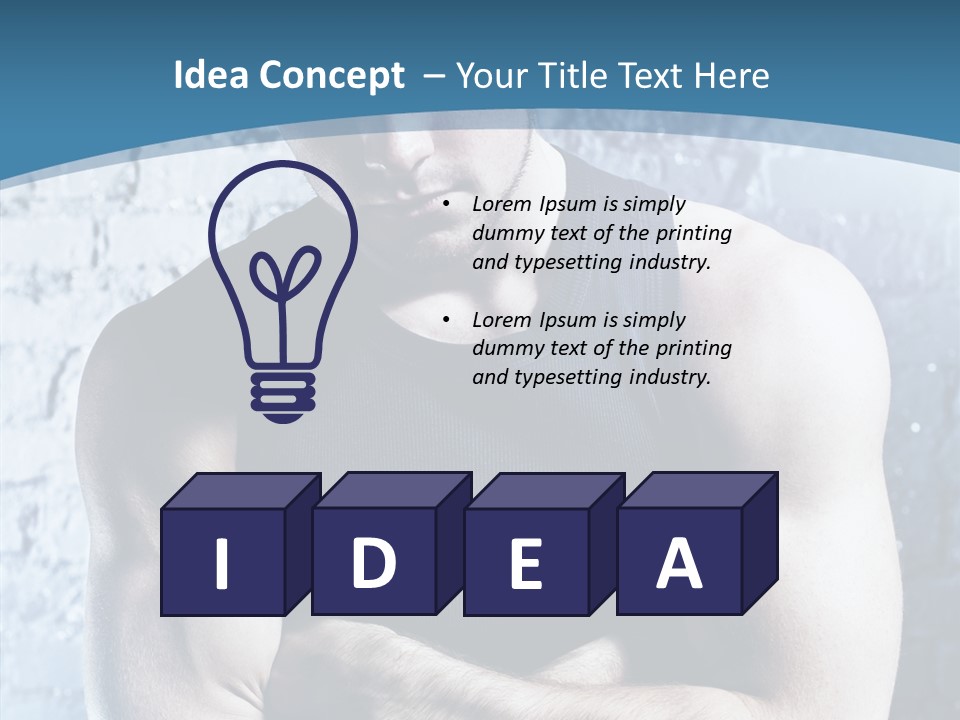 Adult Portrait Flash PowerPoint Template