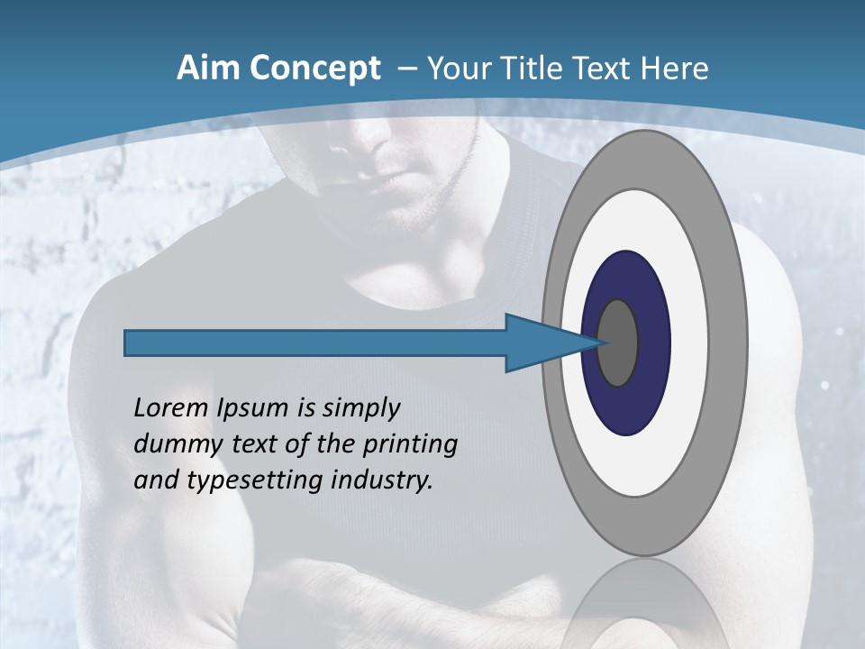 Adult Portrait Flash PowerPoint Template