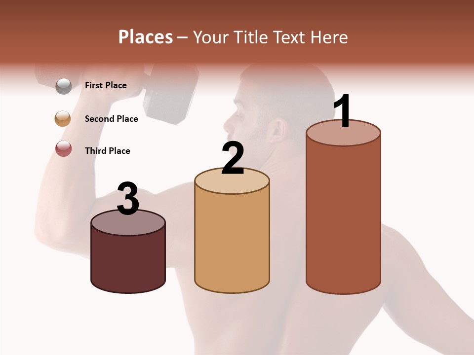 Healthy Biceps Hunk PowerPoint Template