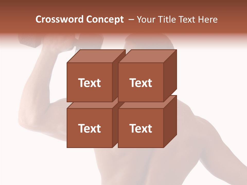 Healthy Biceps Hunk PowerPoint Template