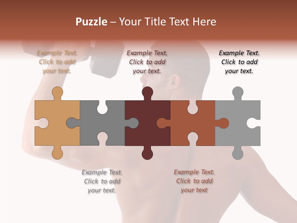 Healthy Biceps Hunk PowerPoint Template