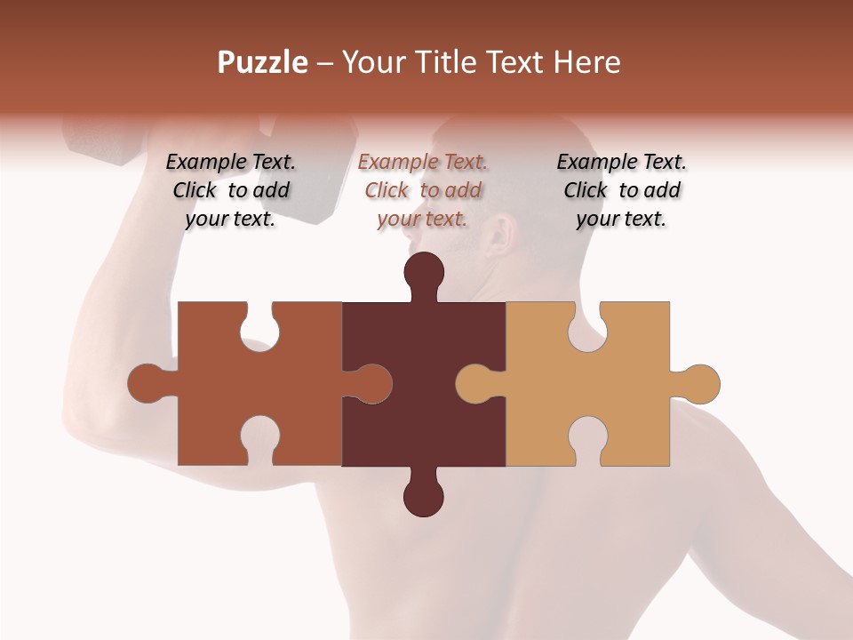 Healthy Biceps Hunk PowerPoint Template