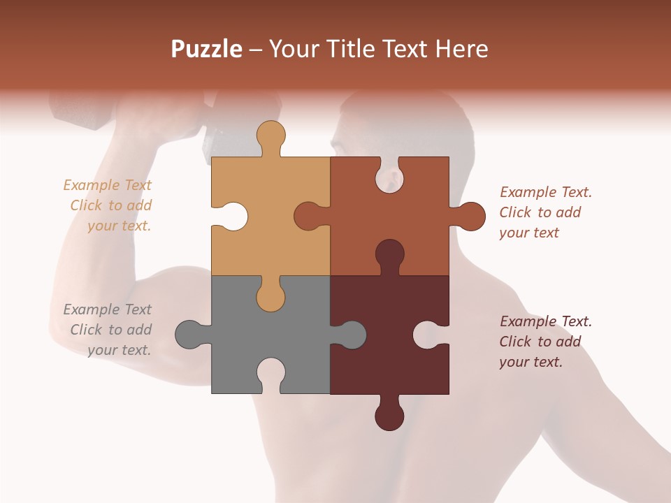 Healthy Biceps Hunk PowerPoint Template