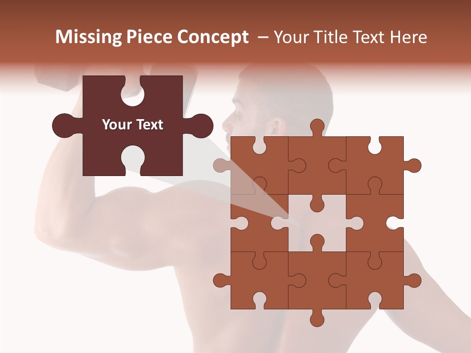 Healthy Biceps Hunk PowerPoint Template