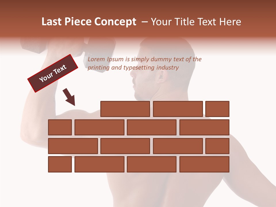 Healthy Biceps Hunk PowerPoint Template