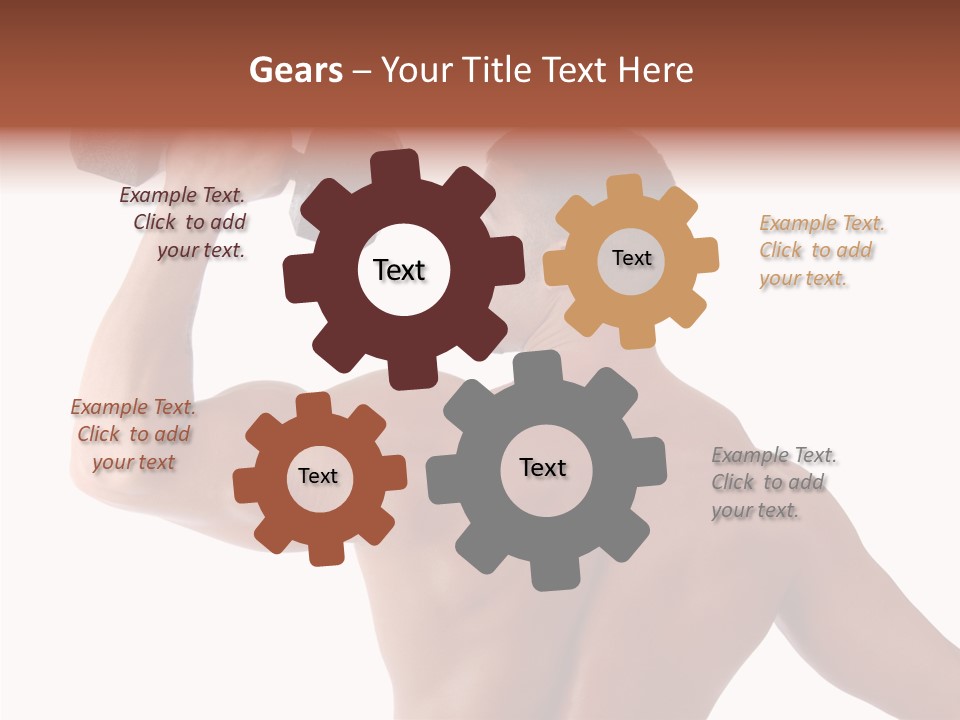 Healthy Biceps Hunk PowerPoint Template