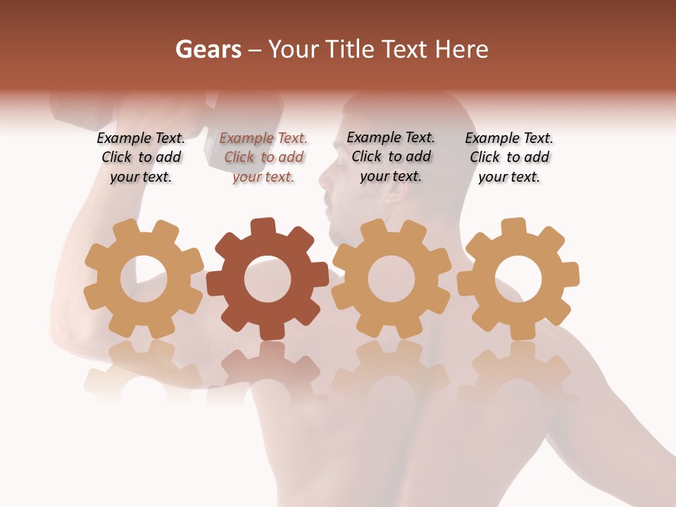 Healthy Biceps Hunk PowerPoint Template