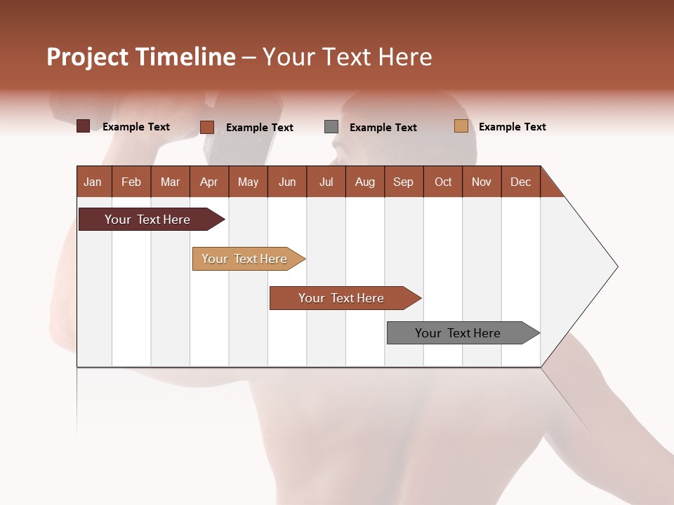 Healthy Biceps Hunk PowerPoint Template