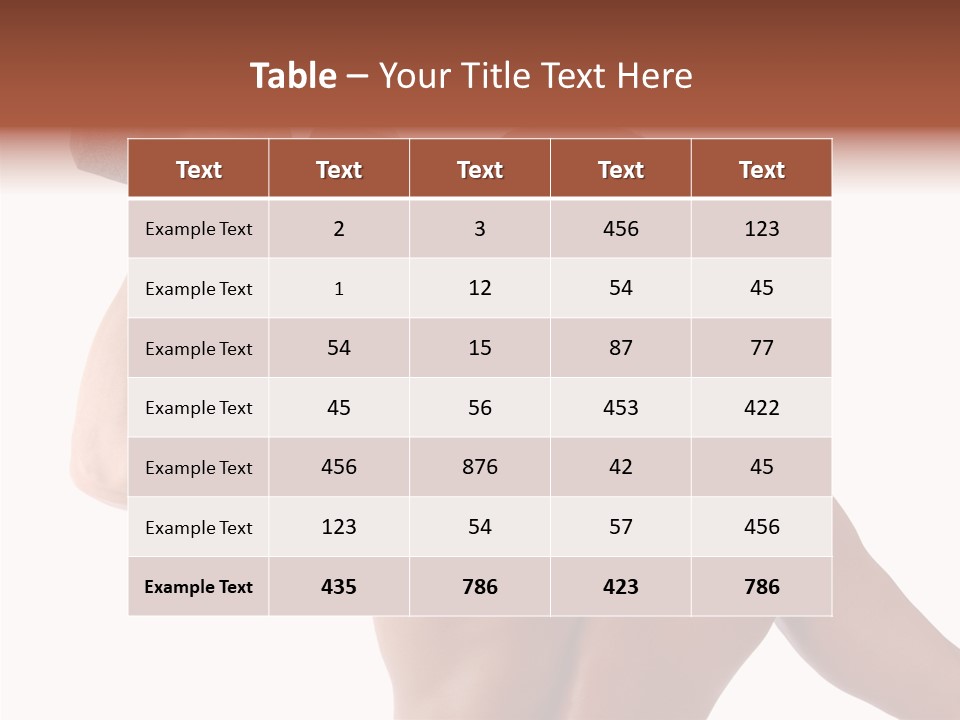 Healthy Biceps Hunk PowerPoint Template