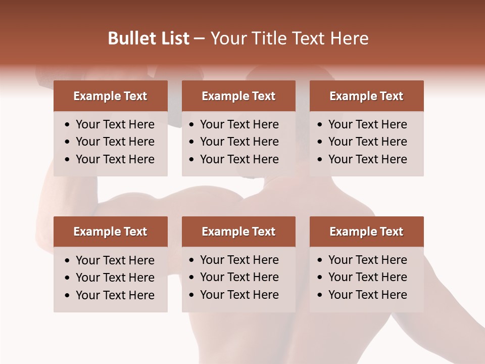 Healthy Biceps Hunk PowerPoint Template