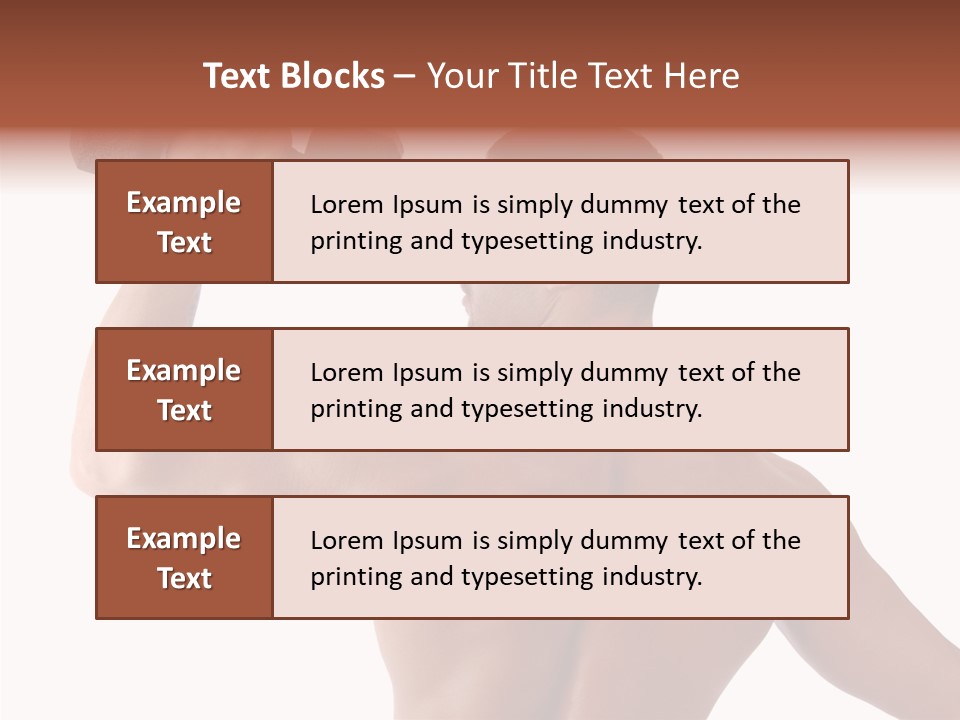 Healthy Biceps Hunk PowerPoint Template