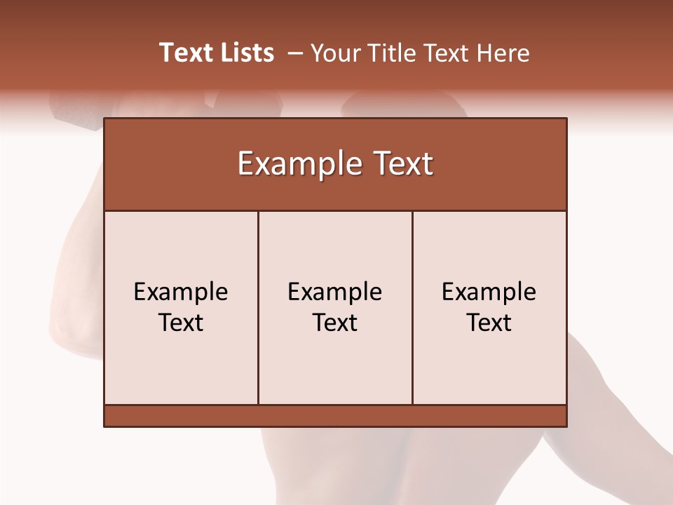 Healthy Biceps Hunk PowerPoint Template