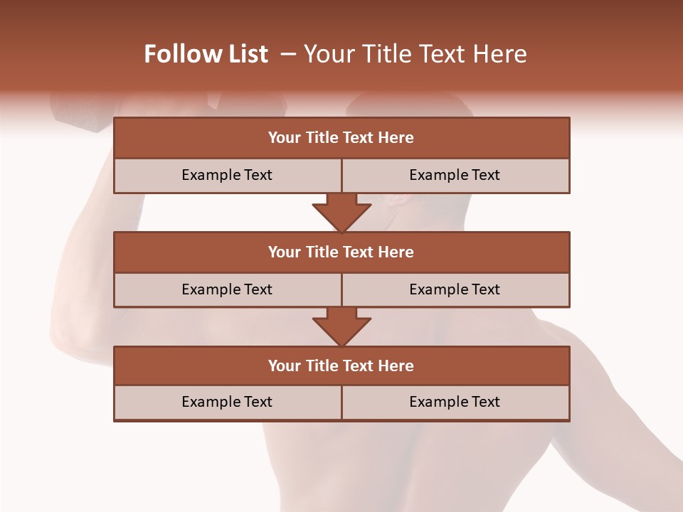 Healthy Biceps Hunk PowerPoint Template