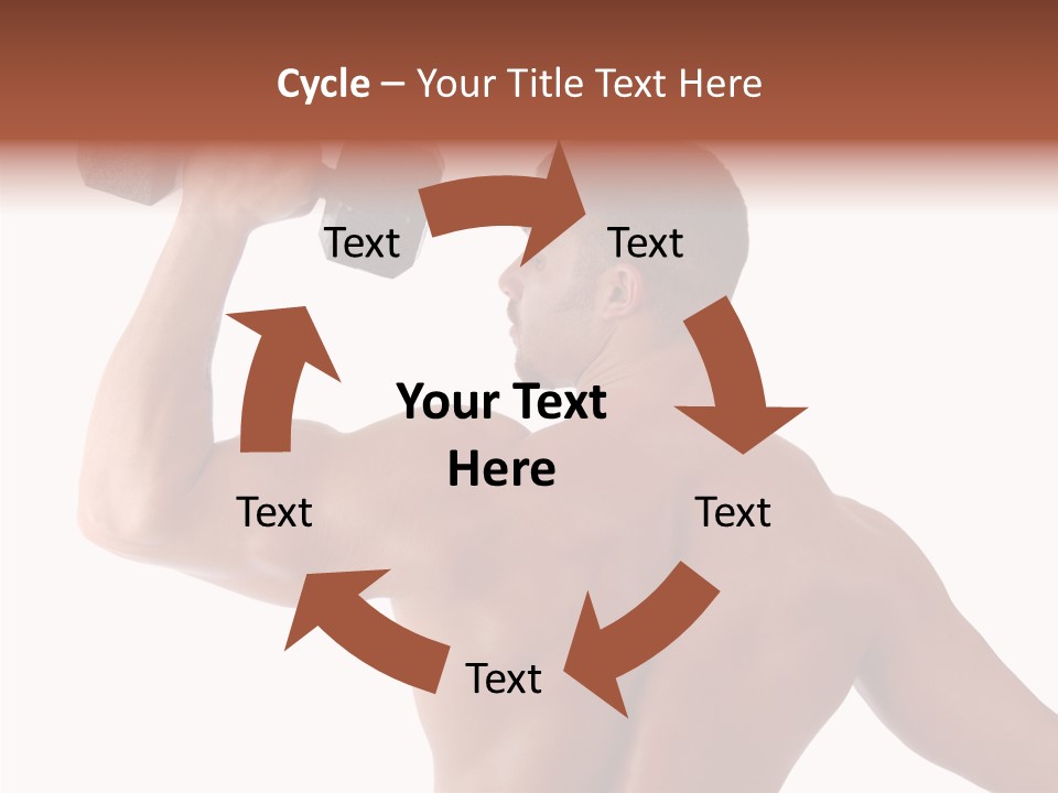 Healthy Biceps Hunk PowerPoint Template