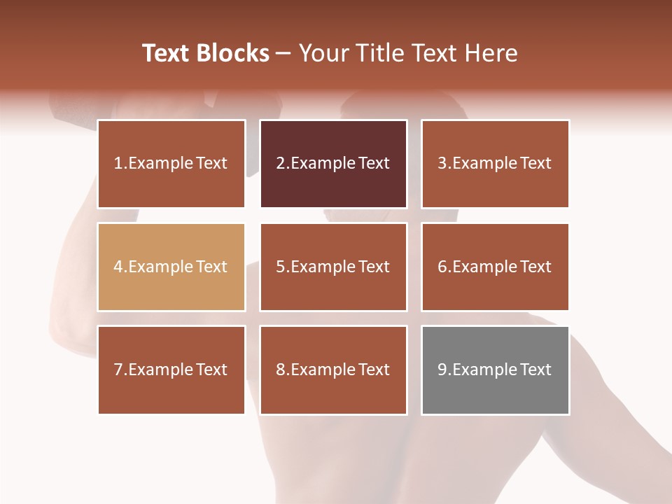 Healthy Biceps Hunk PowerPoint Template