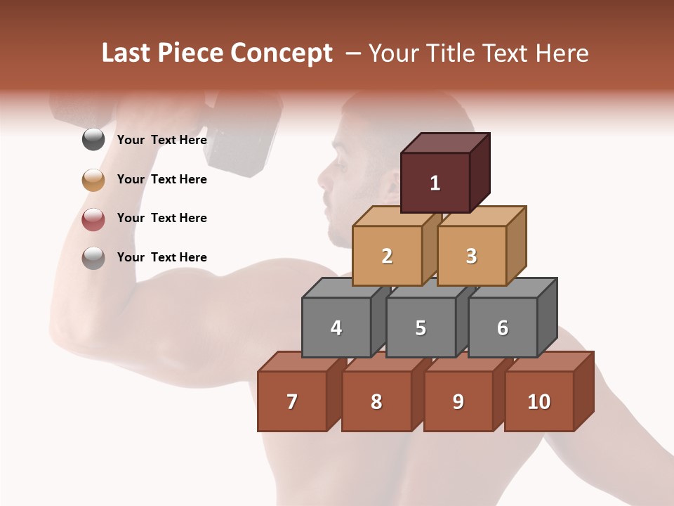 Healthy Biceps Hunk PowerPoint Template