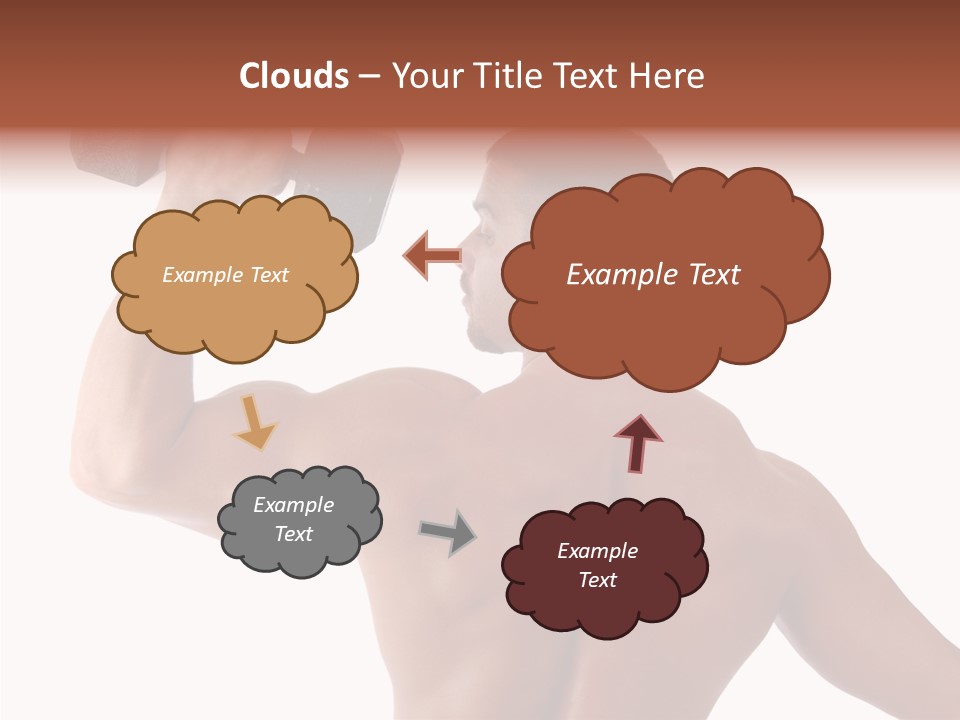 Healthy Biceps Hunk PowerPoint Template