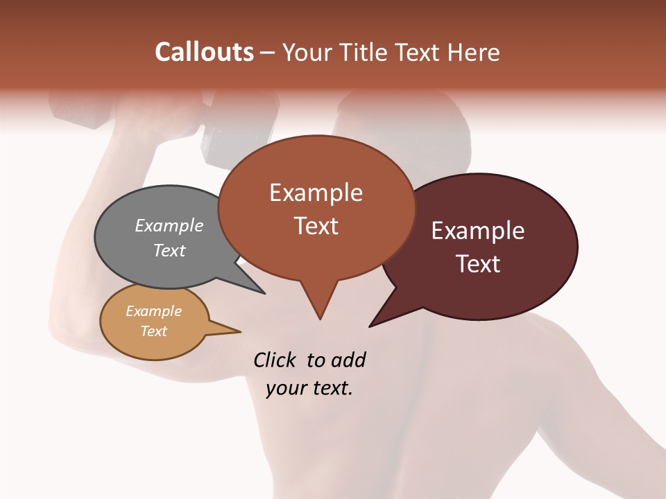 Healthy Biceps Hunk PowerPoint Template