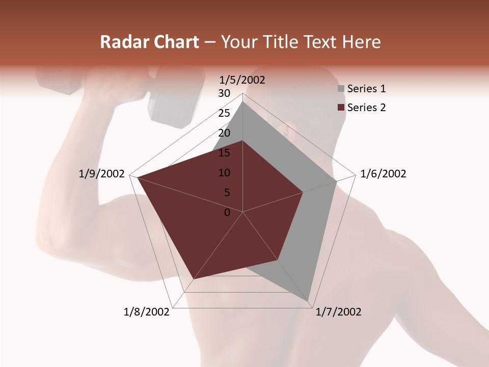 Healthy Biceps Hunk PowerPoint Template