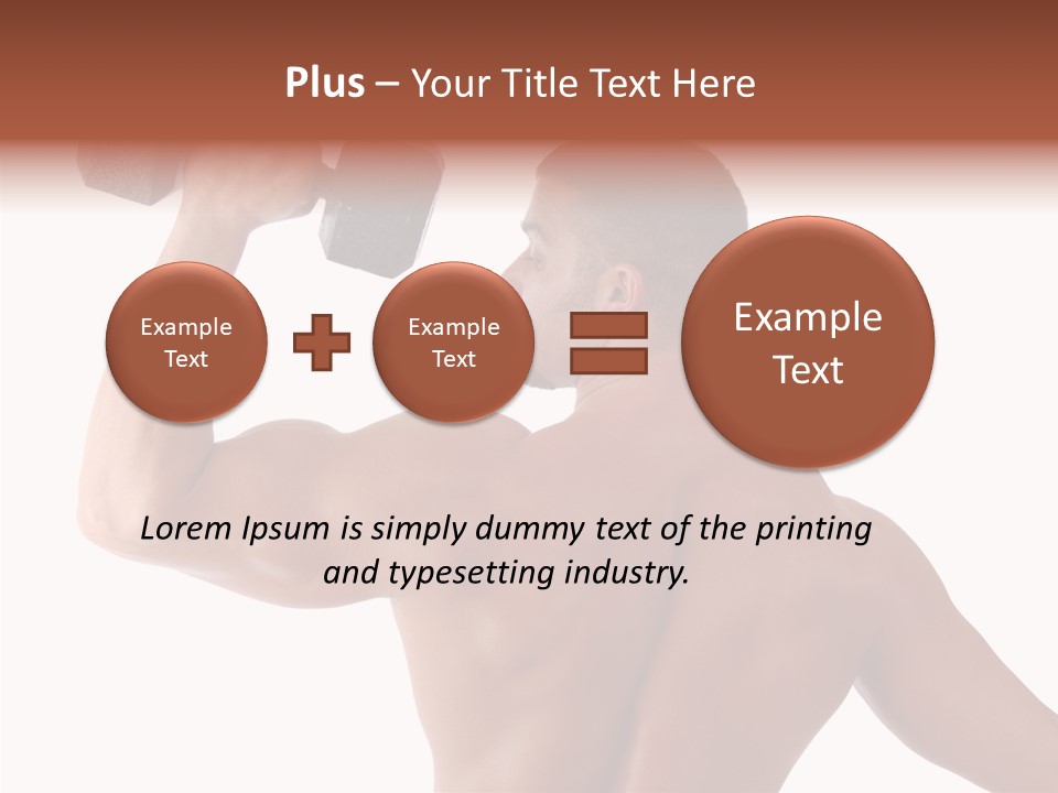 Healthy Biceps Hunk PowerPoint Template