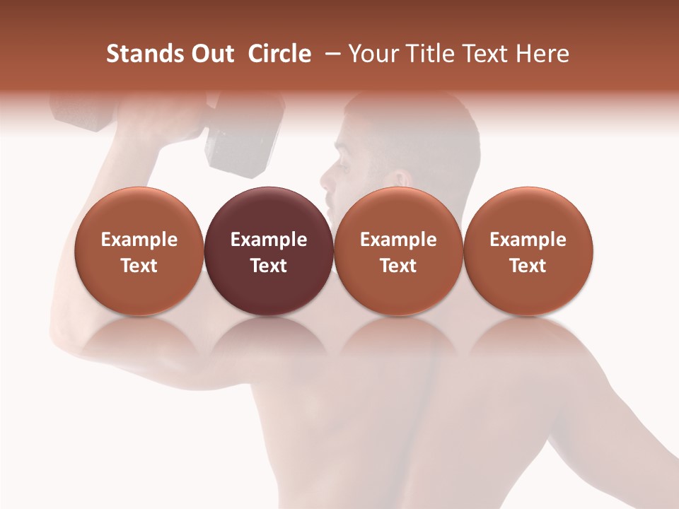Healthy Biceps Hunk PowerPoint Template