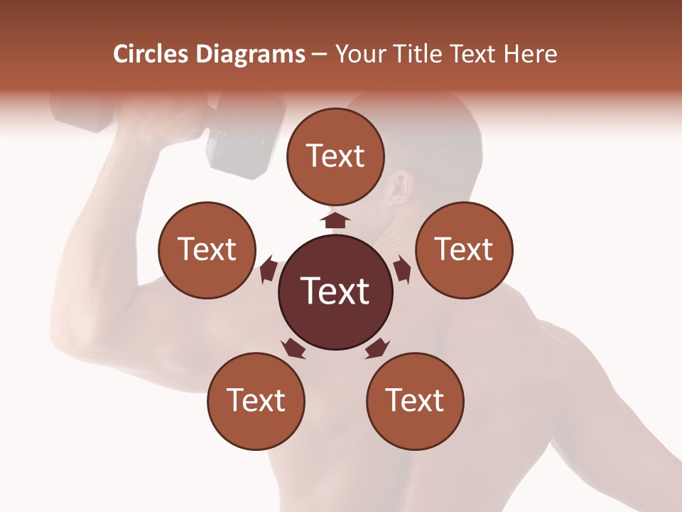 Healthy Biceps Hunk PowerPoint Template