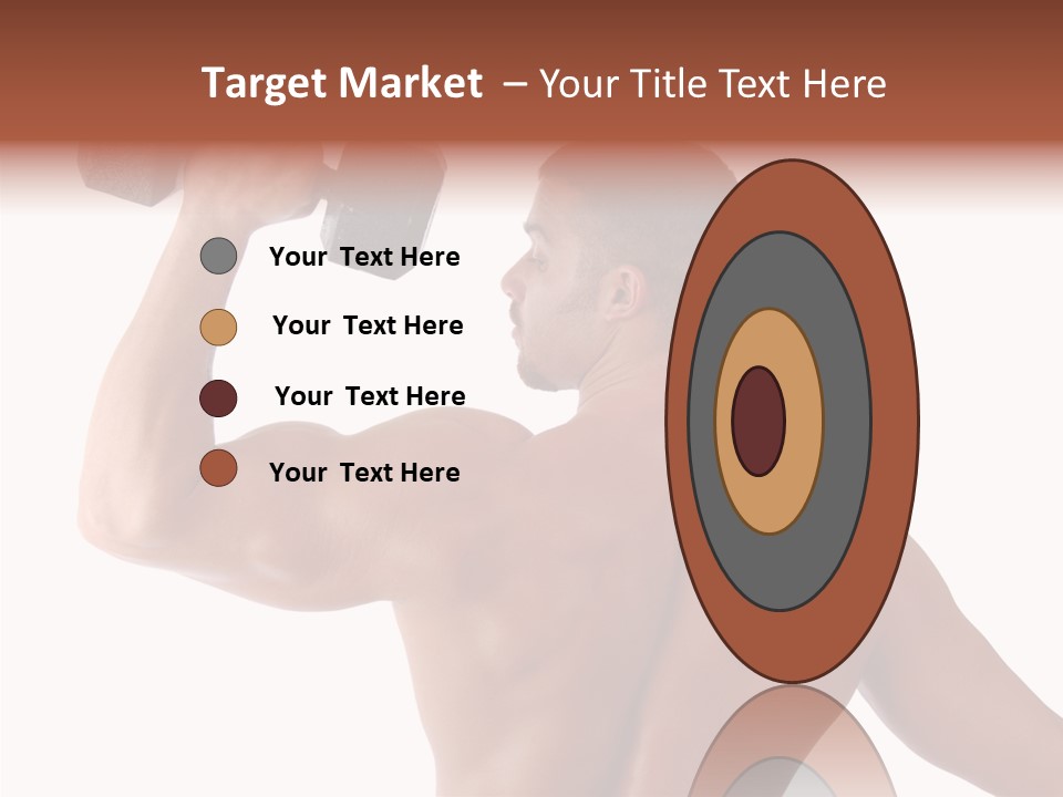 Healthy Biceps Hunk PowerPoint Template