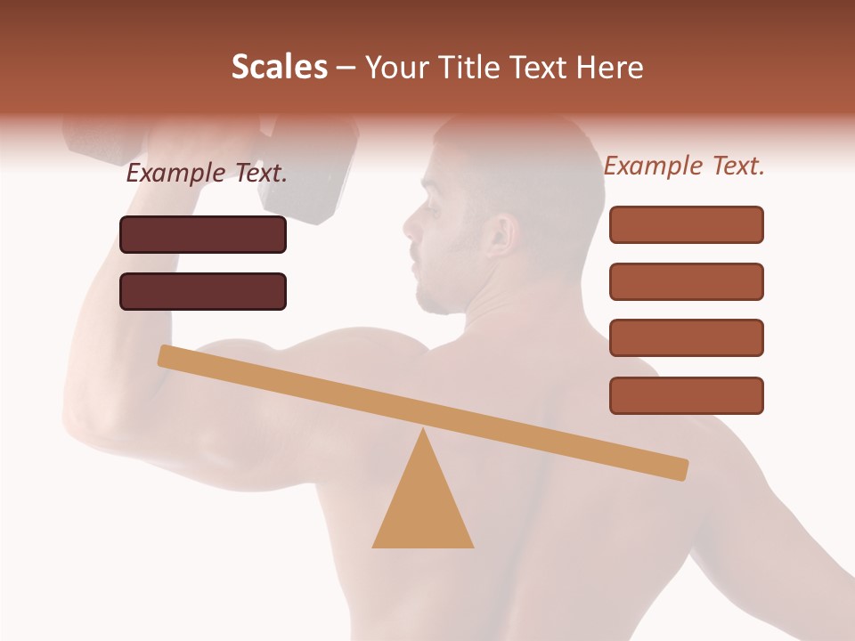 Healthy Biceps Hunk PowerPoint Template