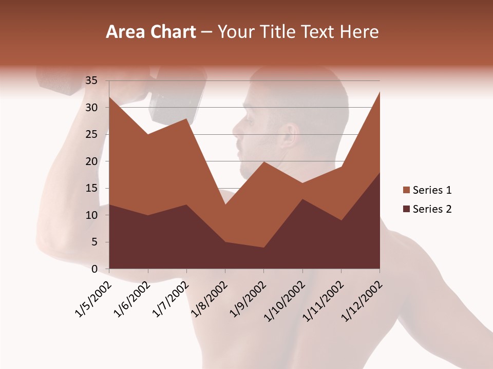 Healthy Biceps Hunk PowerPoint Template