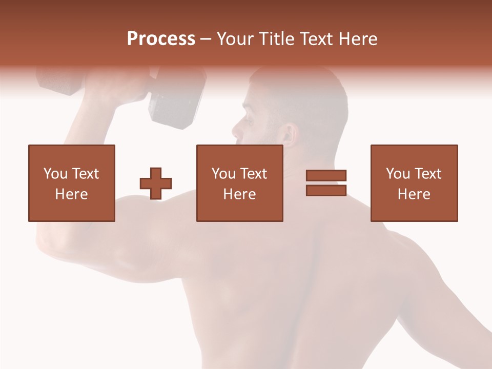 Healthy Biceps Hunk PowerPoint Template