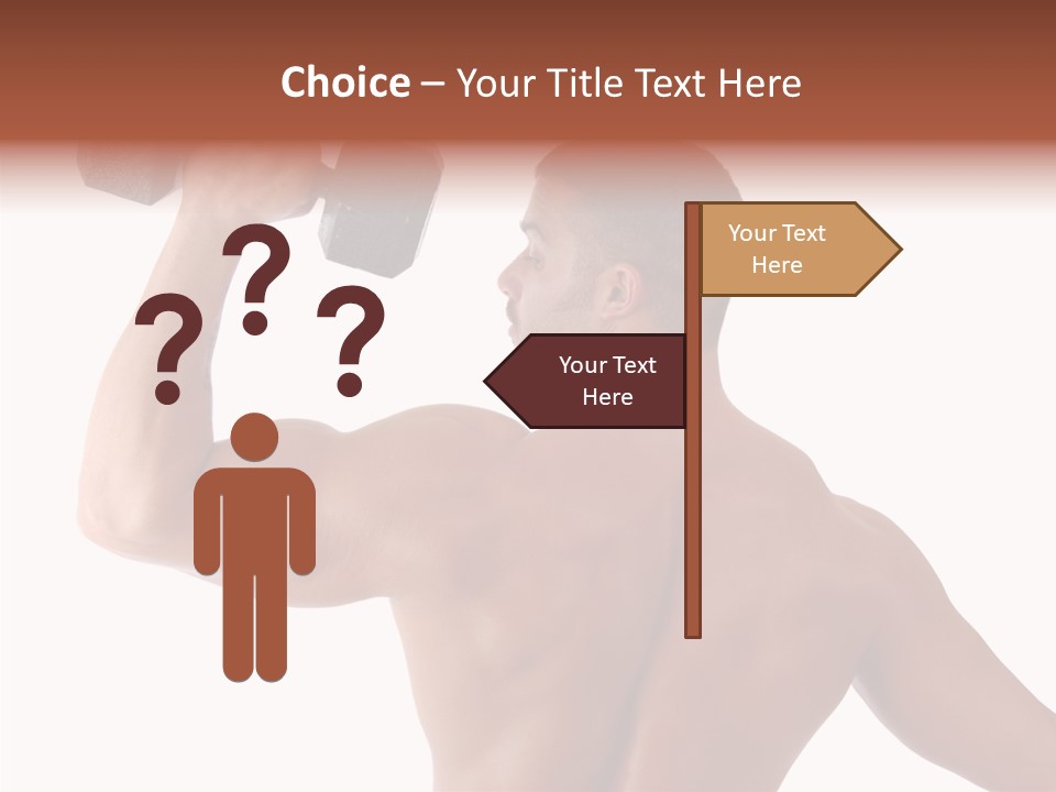 Healthy Biceps Hunk PowerPoint Template
