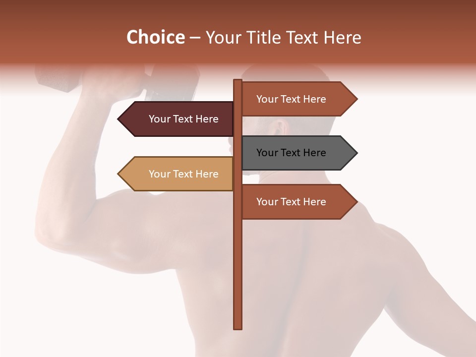 Healthy Biceps Hunk PowerPoint Template