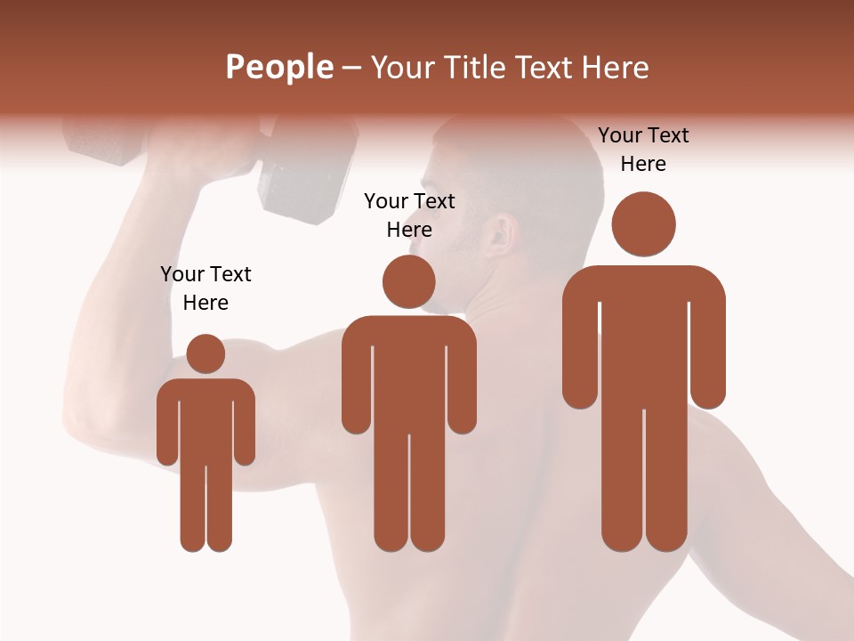 Healthy Biceps Hunk PowerPoint Template